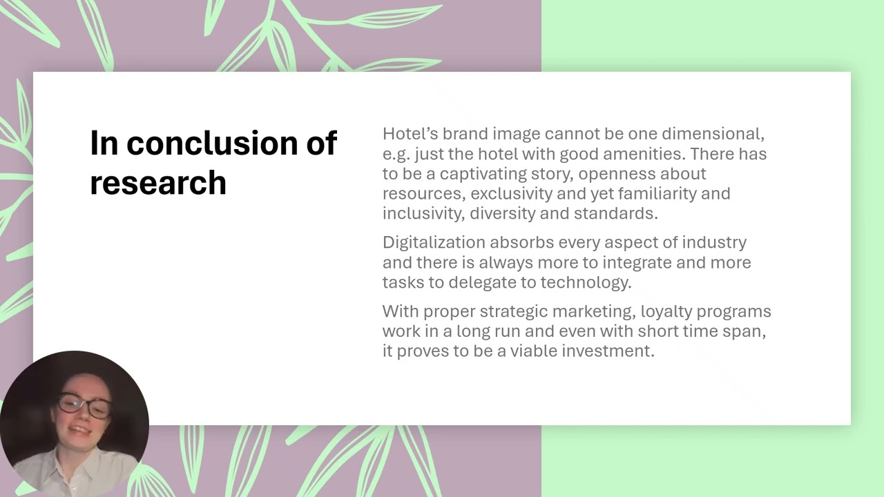 Managing Marketing in the Hospitality and Tourism Industry- Hotel ICON loyalty programme