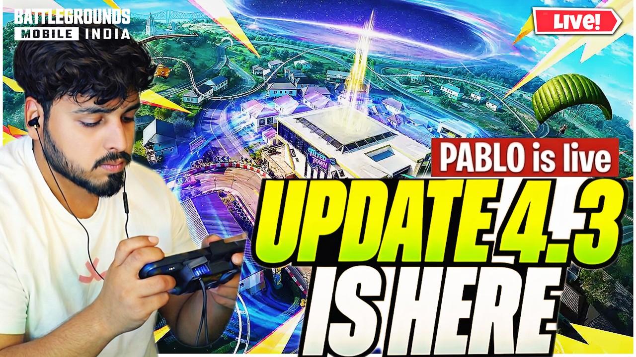EXPLORINNG NEW UPDATE 4.3 | PABLO IS LIVE | ONLY RUSH #bgmilive #live #tdm1v1livebgmi  #shorts #1v1
