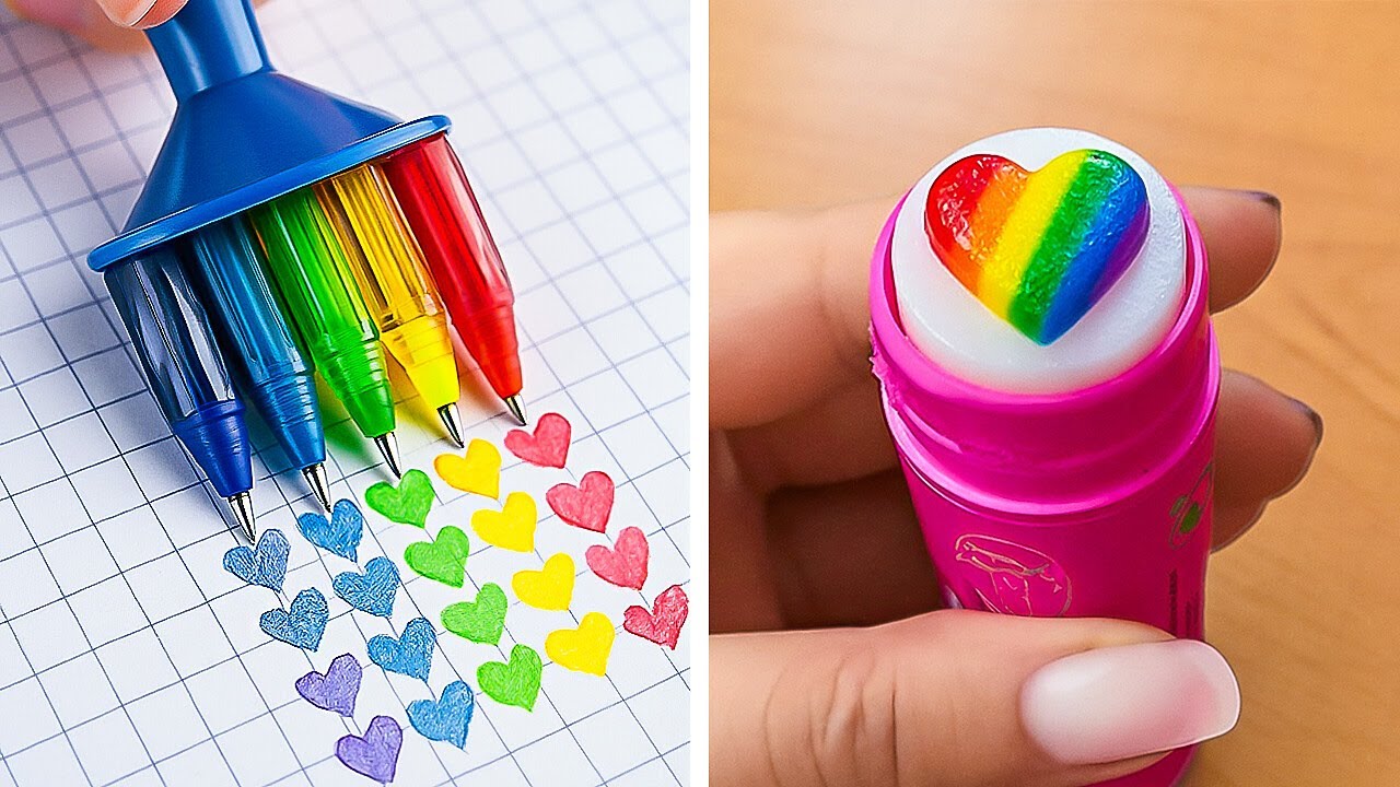🌈 LEUCHTENDE ELTERNHACKS 🌟 Regenbogen-Bastelideen f&uuml;r jeden Elternteil! 🎨