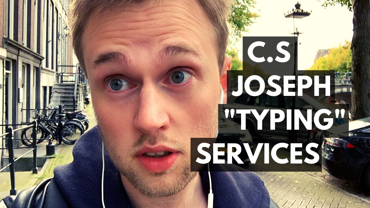 Can C.S Joseph Type Famous People? 🤔
