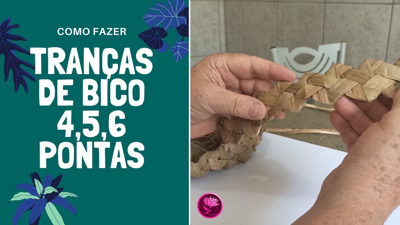 COMO FAZER TRANÇAS DE BICO 4, 5, 6 PONTAS.