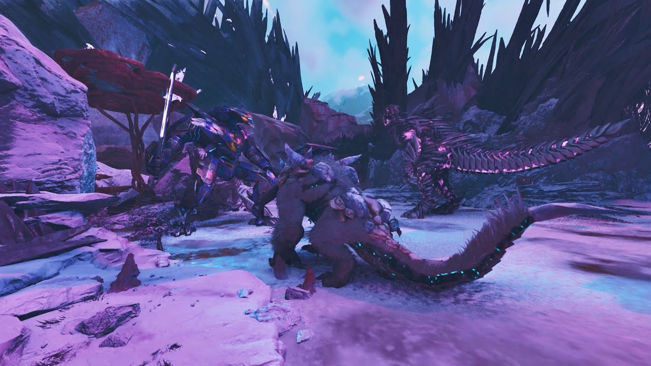 【ASA公式PvE】エクスティンクションボス戦 キングタイタンα クリア