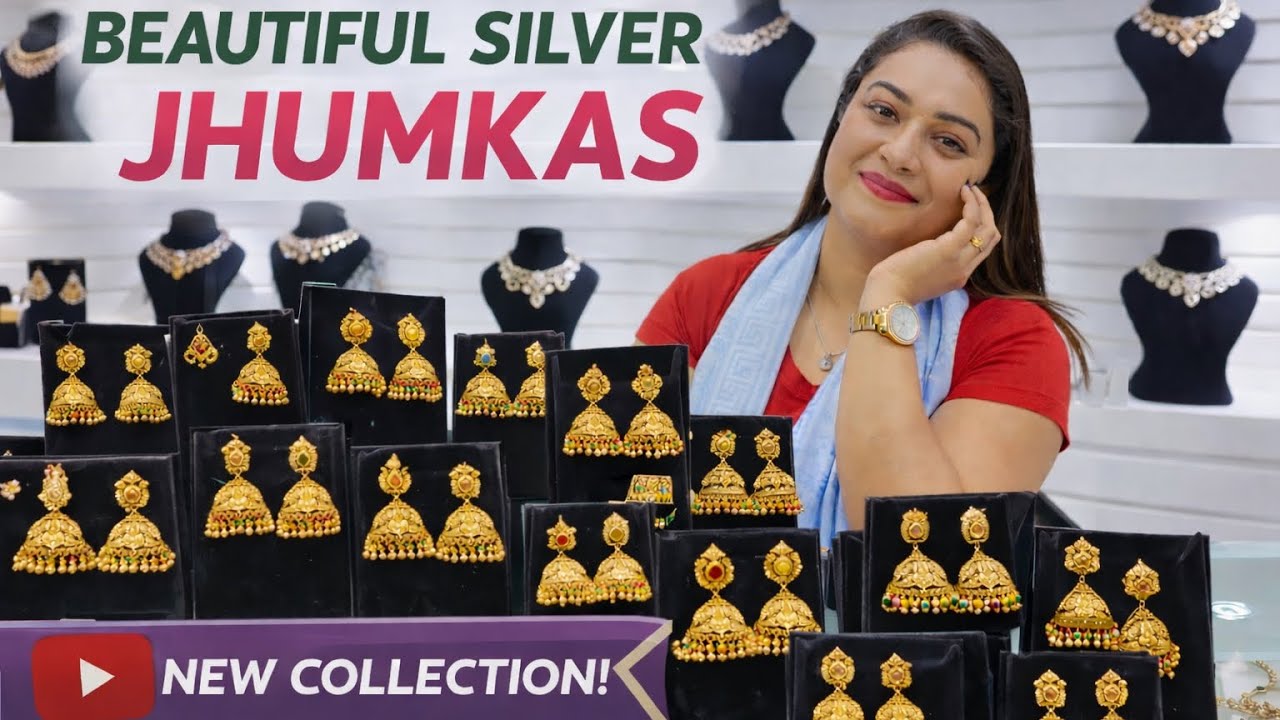 Beautiful 925 silver Jhumkas - New collection #kuppandasjewellery #tanishakuppanda 