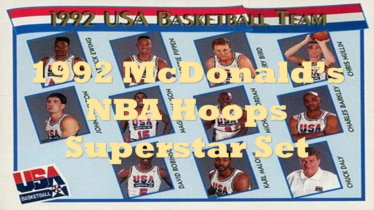 1992 McDonalds NBA Hoops Superstars Set