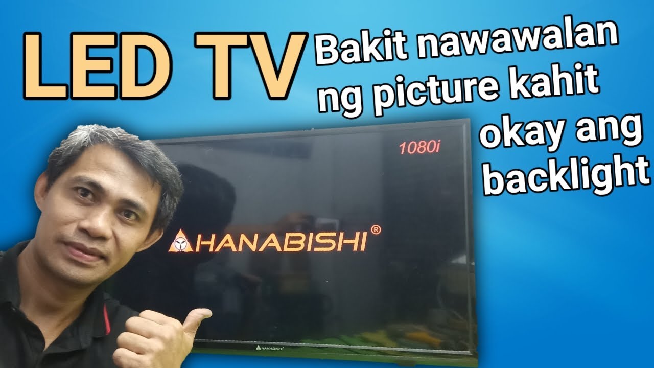 No picture with sound (Hanabishi) LED TV