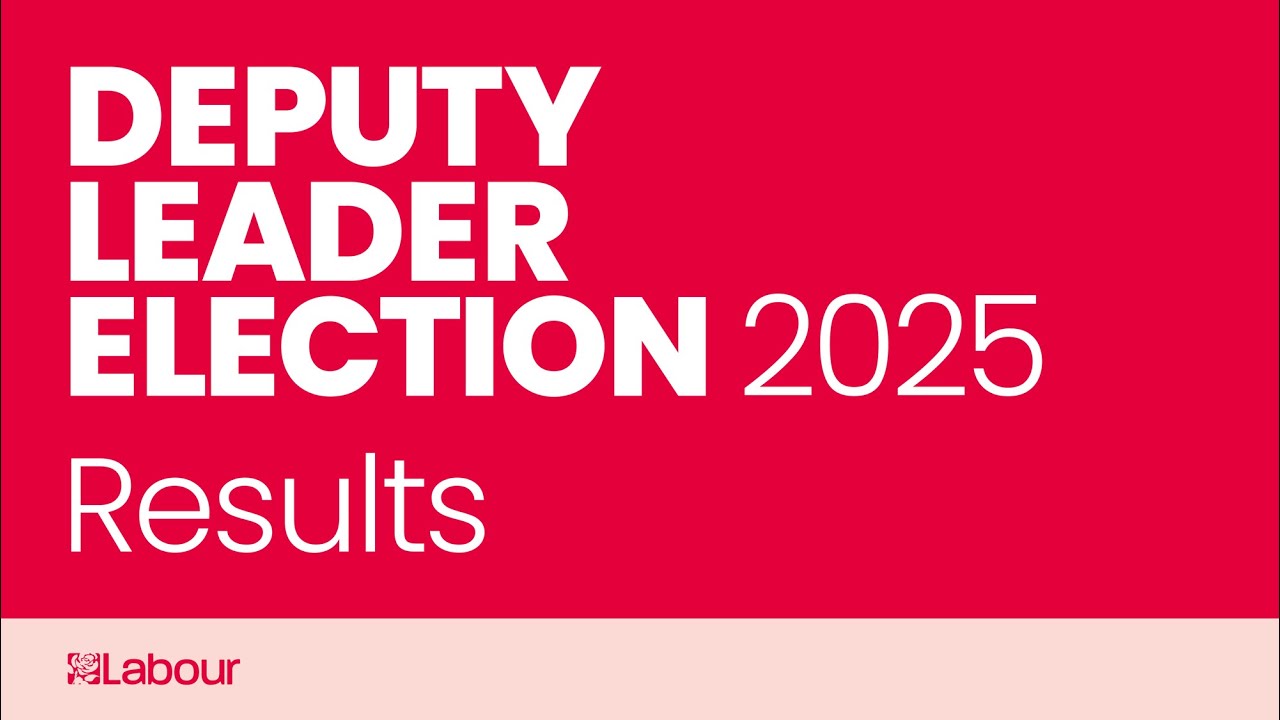 WATCH LIVE: Deputy Leader Election 2025 | Results