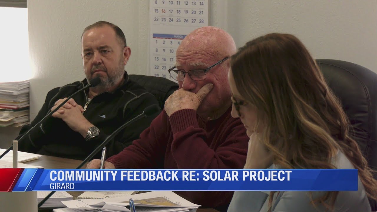 Solar project representative presents mixed survey results
