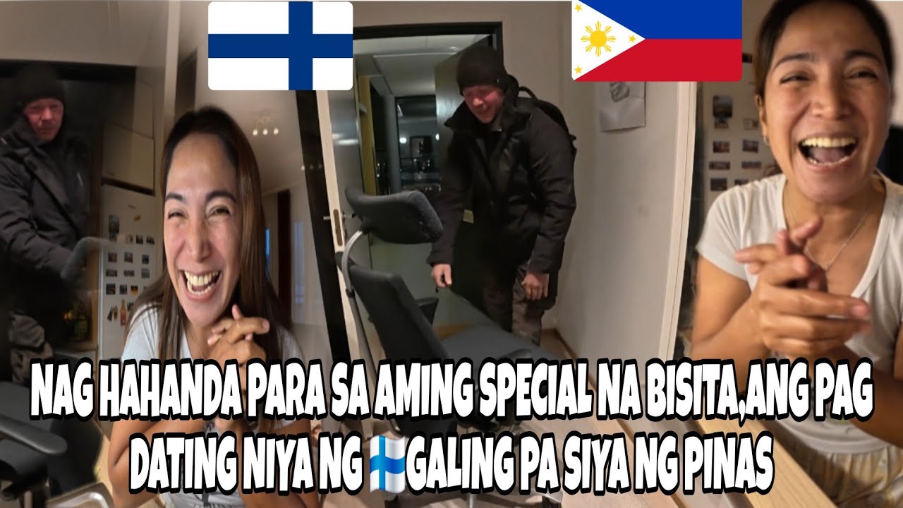 MAY SPECIAL KAMI NA BISITA❤️ANG PAG DATING NIYA SA FINLAND🇫🇮PAG UWI NI MISTER PINAKITA NIYA AGAD|🇵🇭