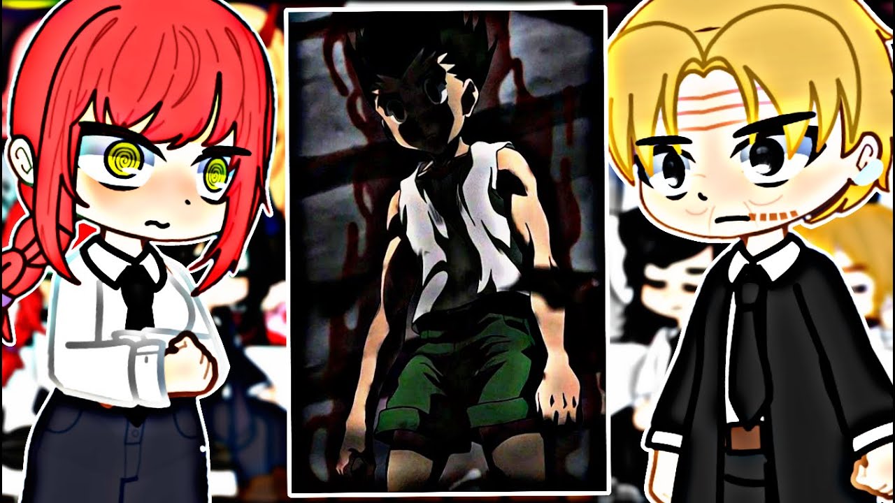 Chainsaw Man React to Gon vs Neferpitou // Tiktok // Gacha React
