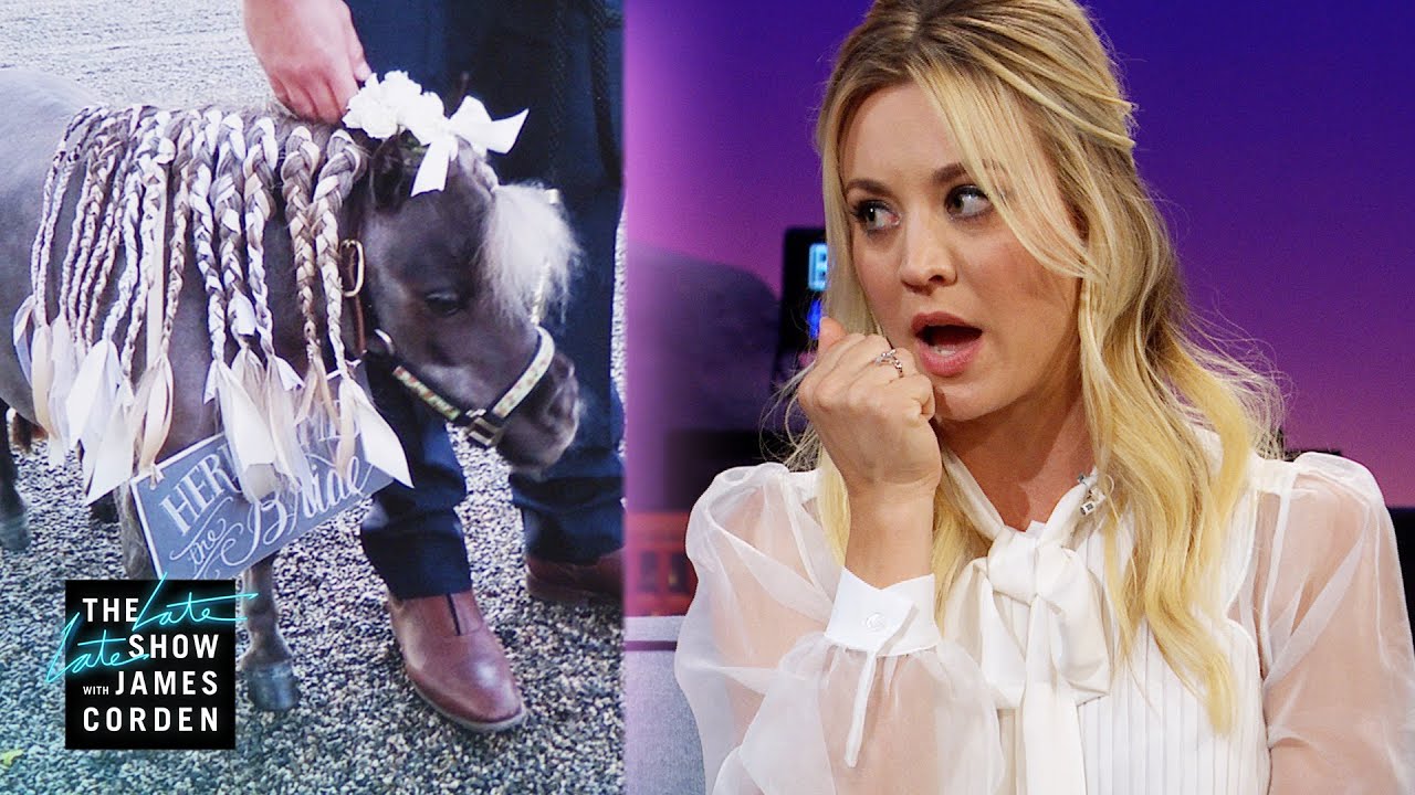 Kaley Cuoco's Pony Had Cold Feet at Her Wedding
