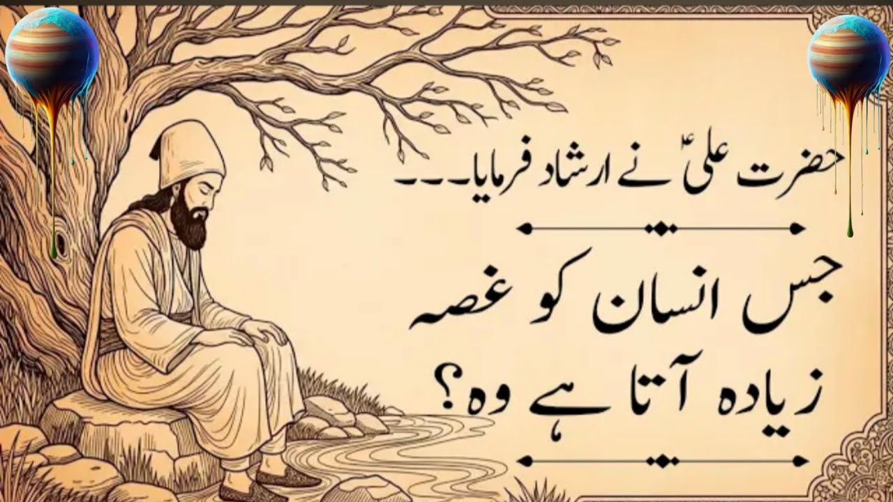 Hazrat Ali (R.A) Ne Irshad Farmaya | Jis Insan Ko Ghussa Ziyada Ata Ha |taskeen e zindagi