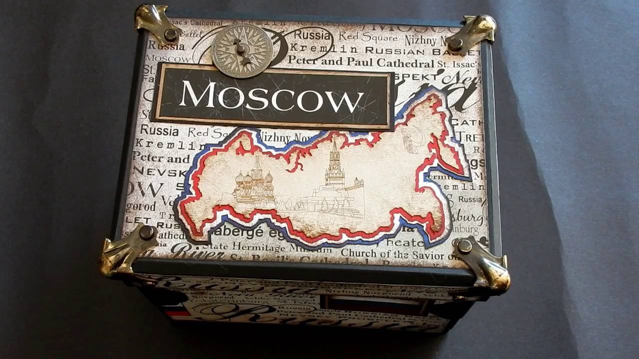 Vintage Travel Explosion Box