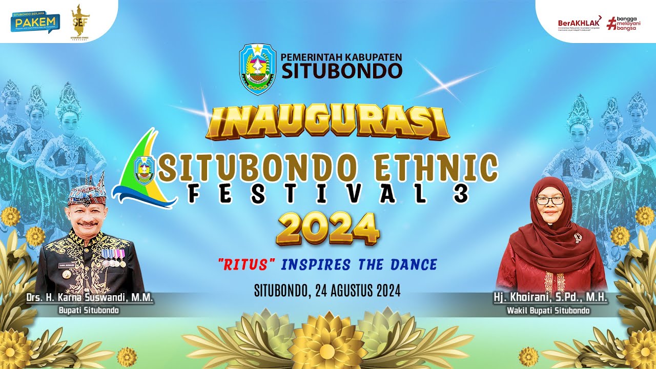 🔴 LIVE INAUGURASI SITUBONDO ETHNIC FESTIVAL 2024 BERSAMA WALI BAND