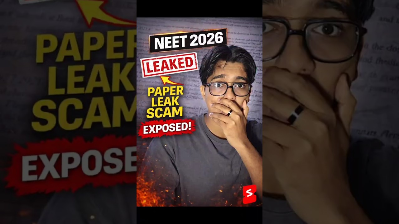 NEET 2026 Paper Leak !! #scam #neet2026