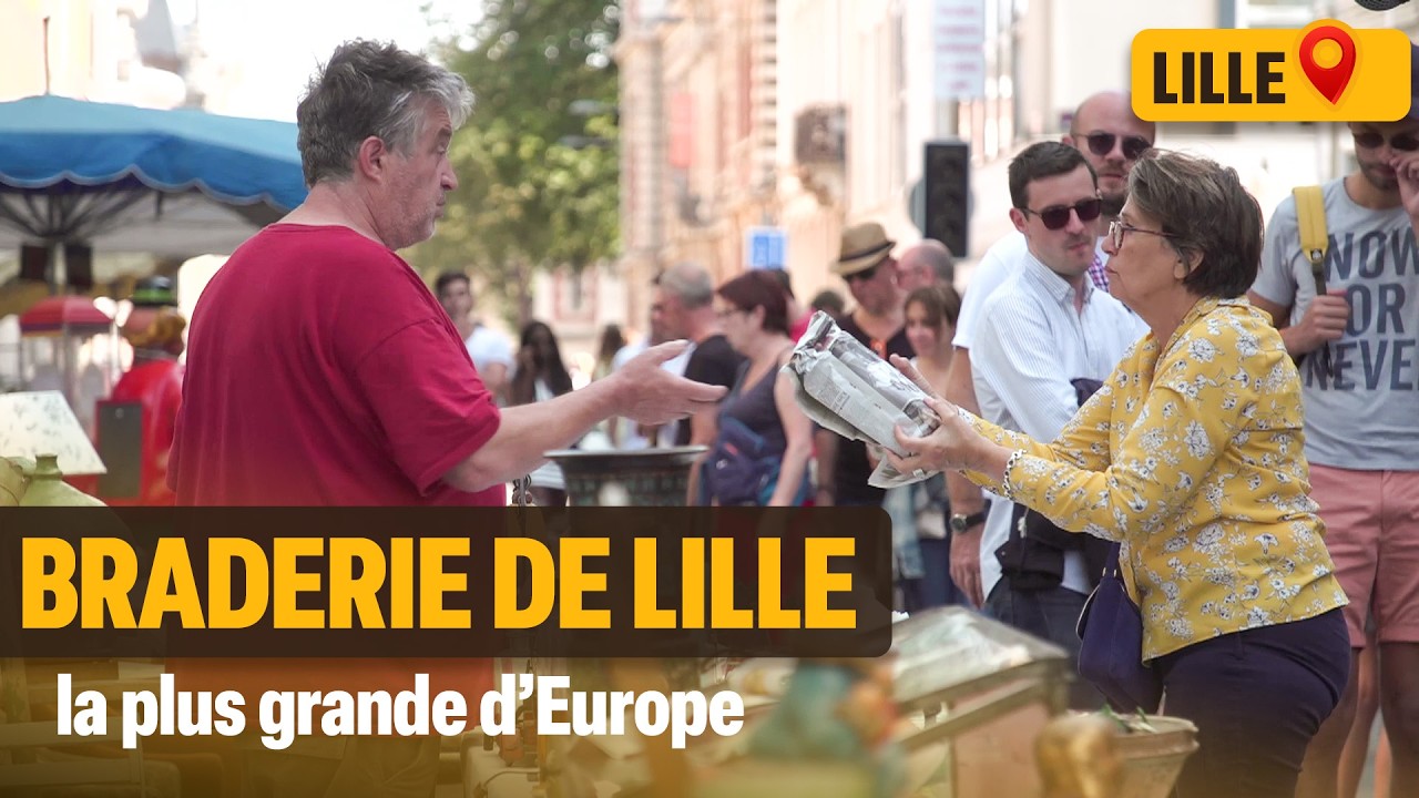 Braderie de Lille : ces chineurs viennent du monde ENTIER
