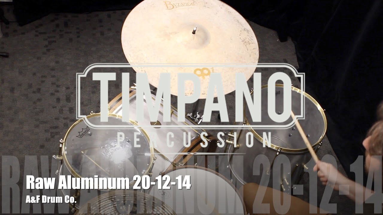 A&F Drum Co. Raw Aluminum Kit 20-12-14