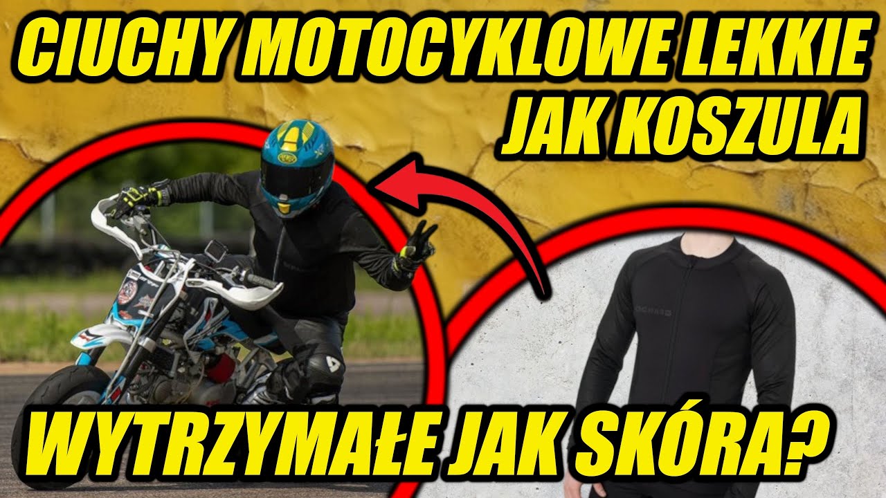Odzież motocyklowa przyszłości - bluzy Pando i Knox - A, AA, AAA