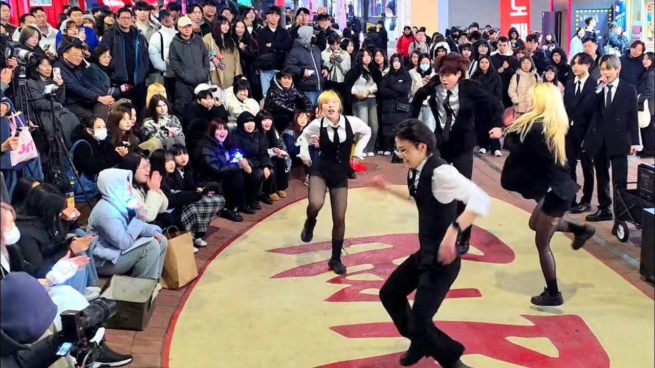 [STREET ARTIST] BE OUR. INTERACTIVE HONGDAE BUSKING. 250308.