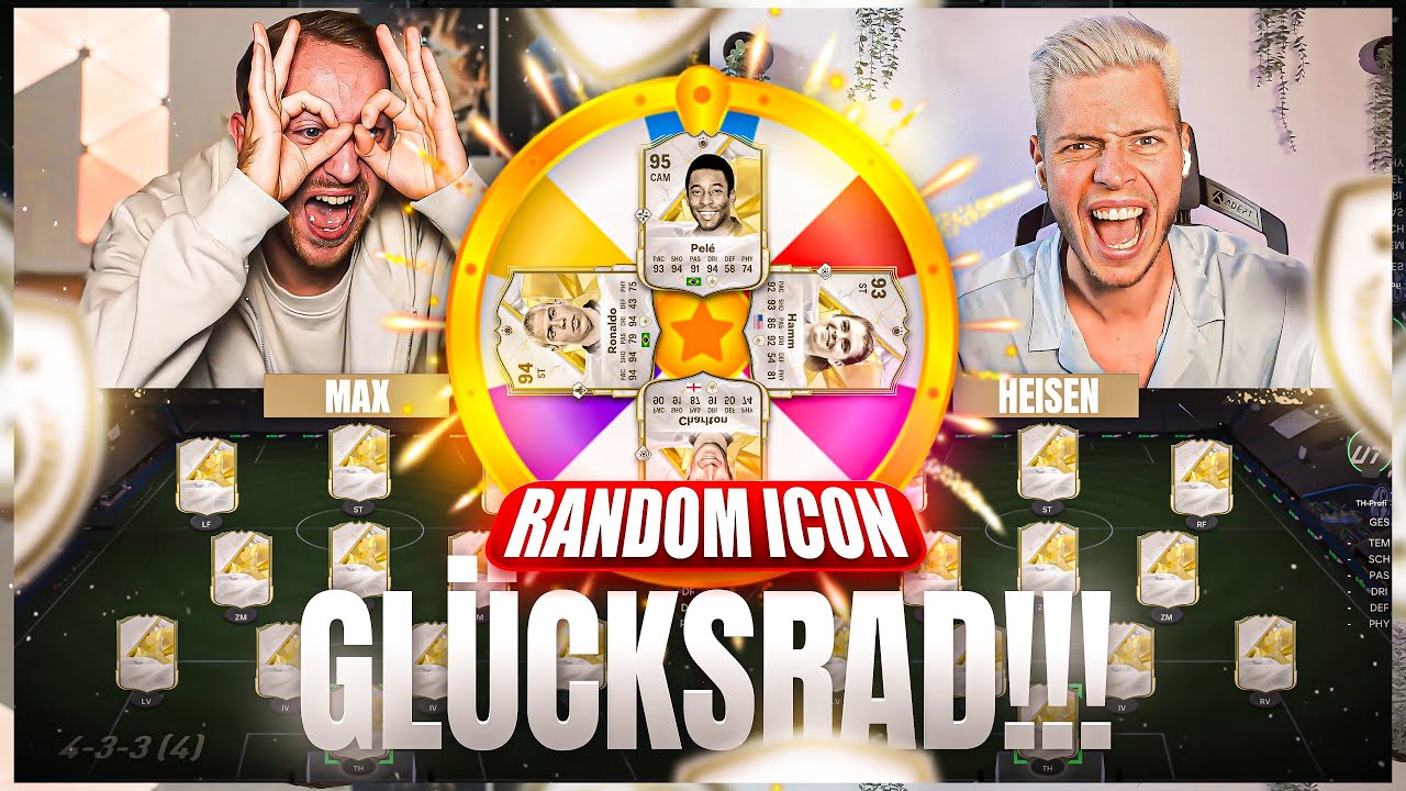 OMG! RANDOM ICON GLÜCKSRAD 🎡 Squad Builder Battle 🤯🔥