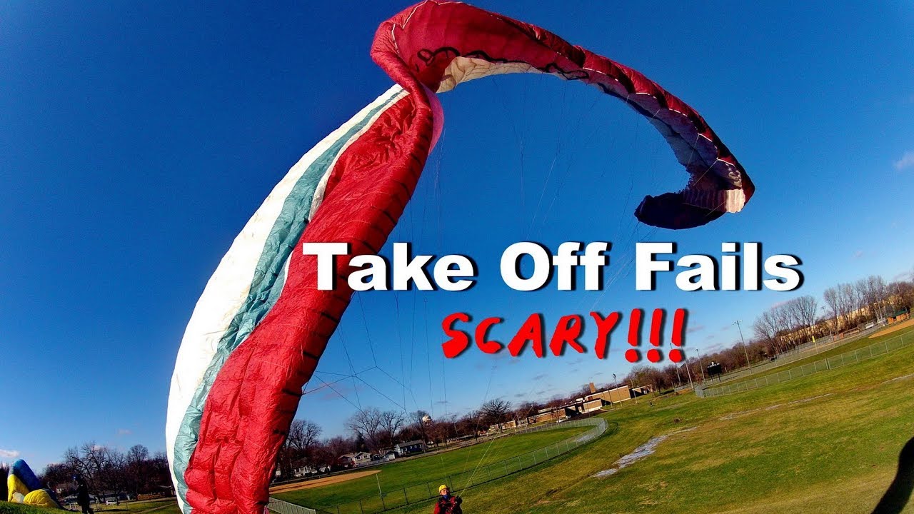 paragliding launch takeoff compilation: What Happens in the Real World!