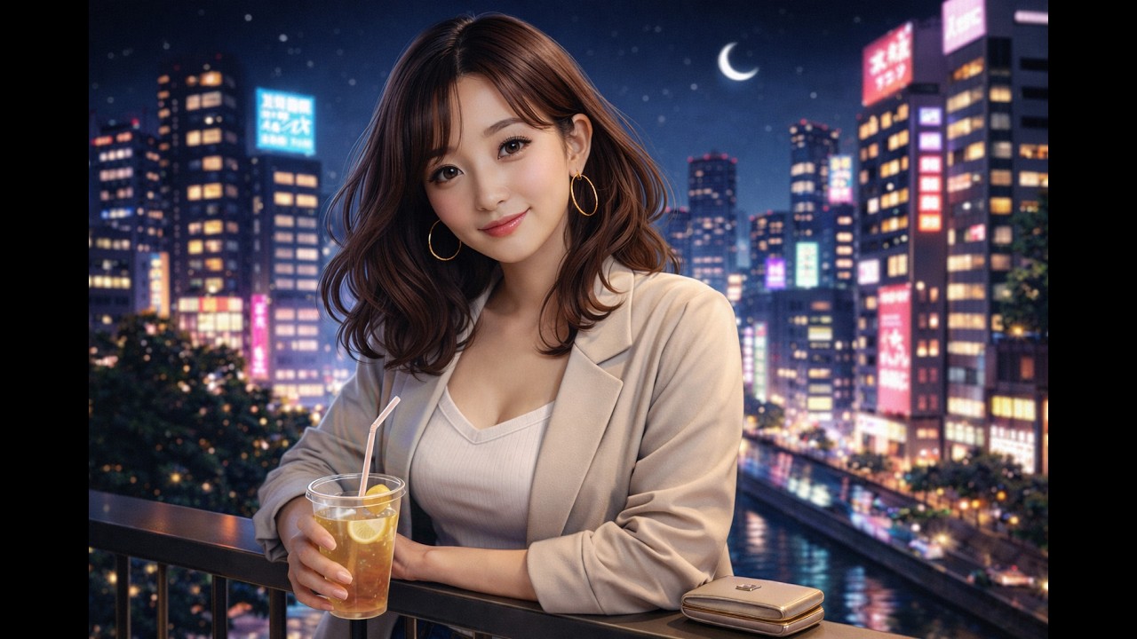 Midnight dried flowers - Nostalgic Tokyo Night Pop | KA3DE MUSIC