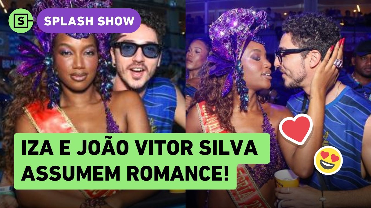 Iza assume romance com João Vitor Silva na Sapucaí, veja foto dos beijos e relembre quem é o ator