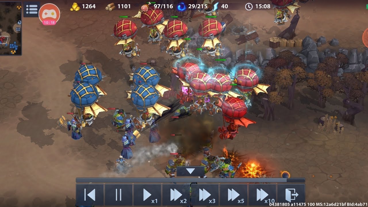 War Legends RTS | Dark Faction vs Dark same faction PvP meet Enemy Camper Base Aeronout Middle Push
