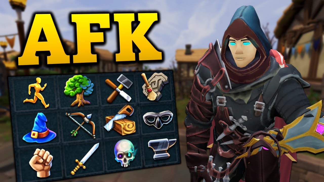 Методы тренировки в режиме AFK на ранних и средних этапах игры в RuneScape 3