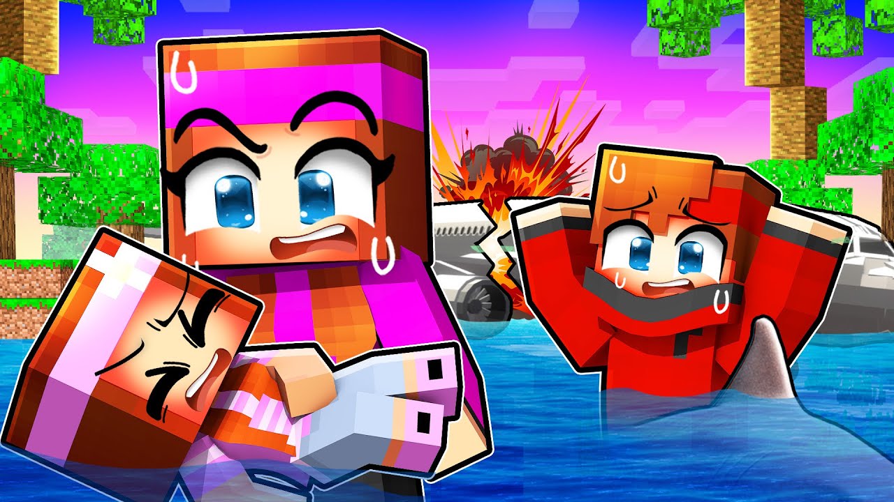 Mon AVION s’est CRASHÉ sur Minecraft !