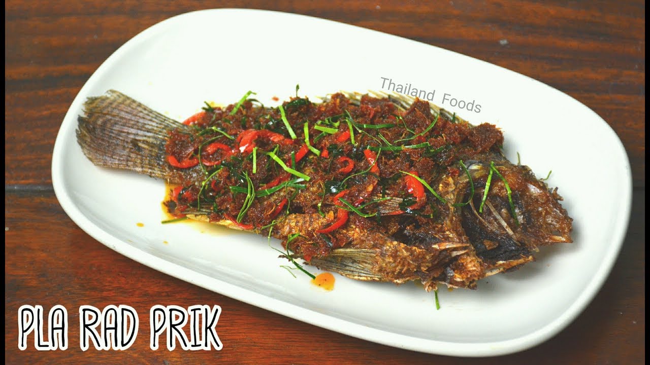 Thai Foods | Fish with Chilli Sauce | Pla Rad Prik