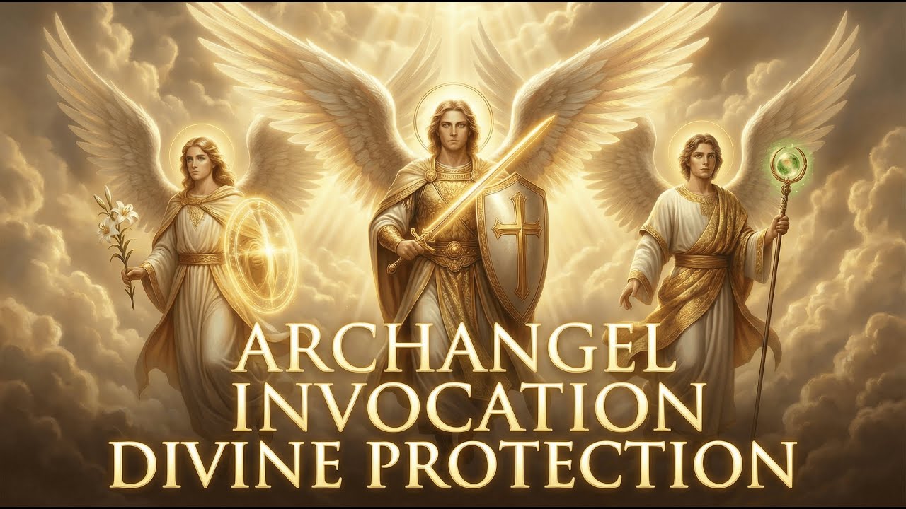 Gregorian Chant Archangel Invocation | Sancti Archangeli (Michael, Gabriel, Raphael) for Protection