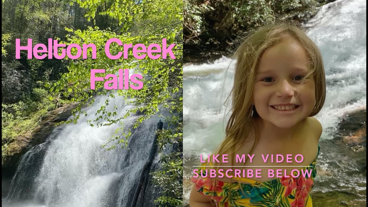 Waterfall Tour for kids.  Safety First. Family Fun. Hiking. Waterfall in nature. Double waterfall.