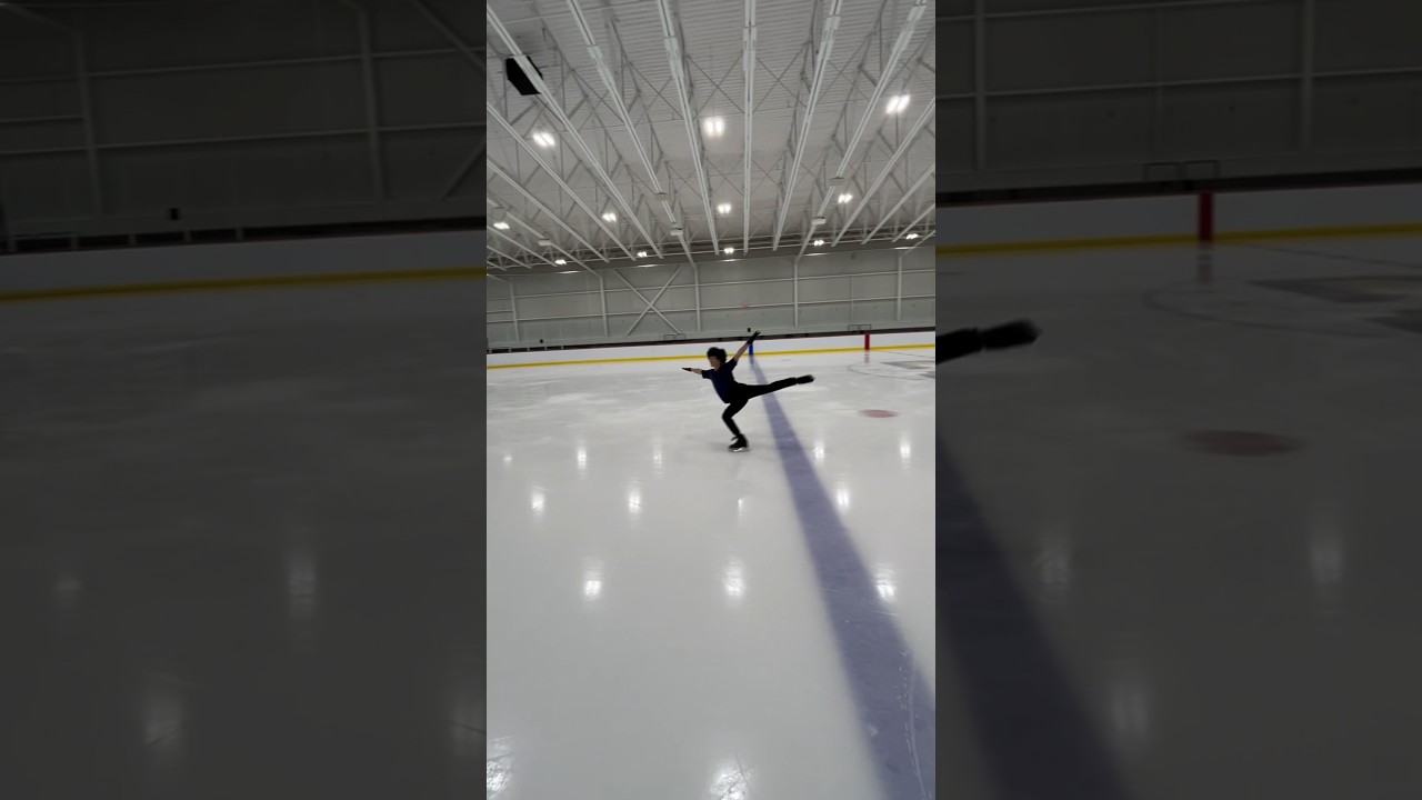 a double axel!! #figureskating #doubleaxel