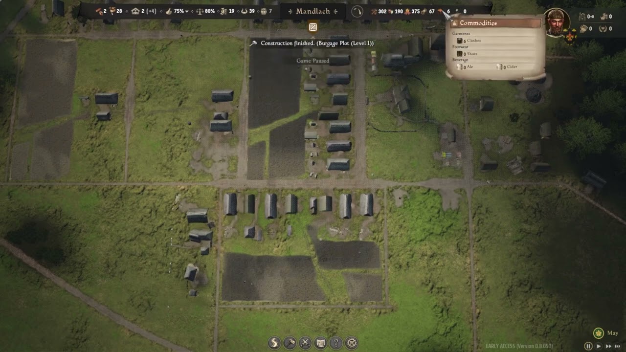 Manor Lords Optimal Play Tutorial (Part 3): Getting to 80% approval in Year 2