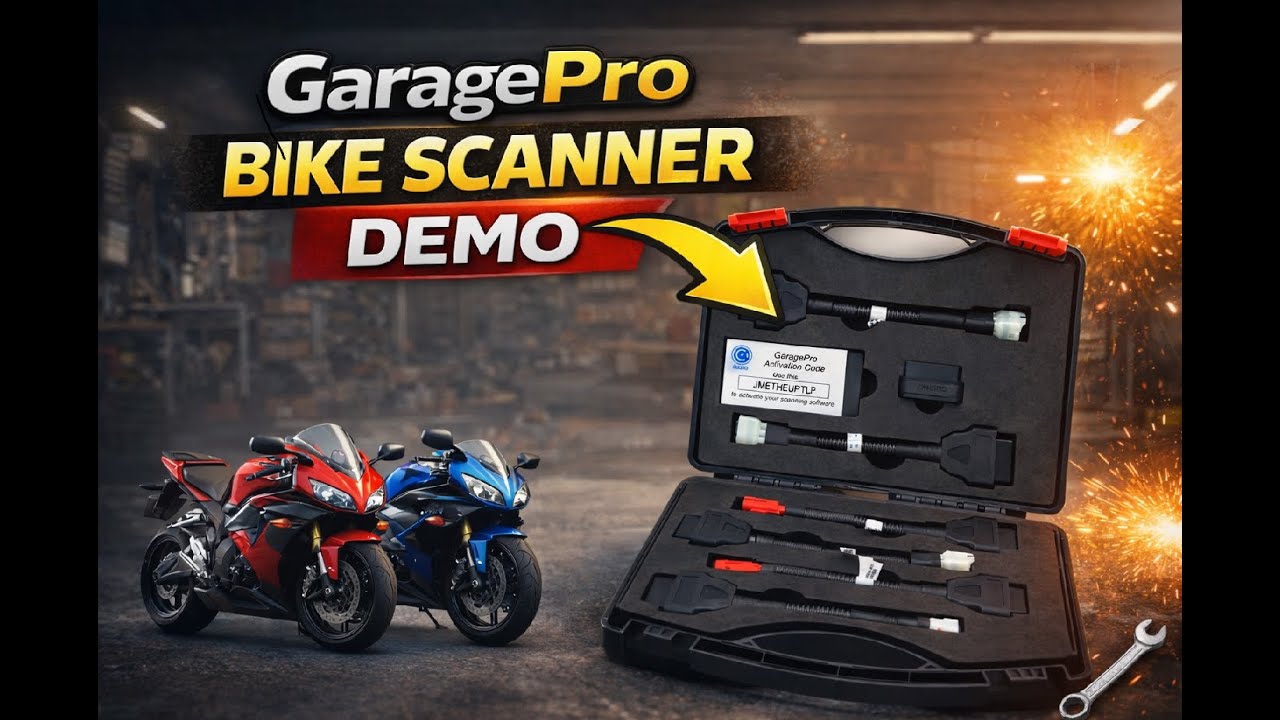 Scan Any Bike in Minutes | GaragePro OBD Scanner + App (Full Demo)