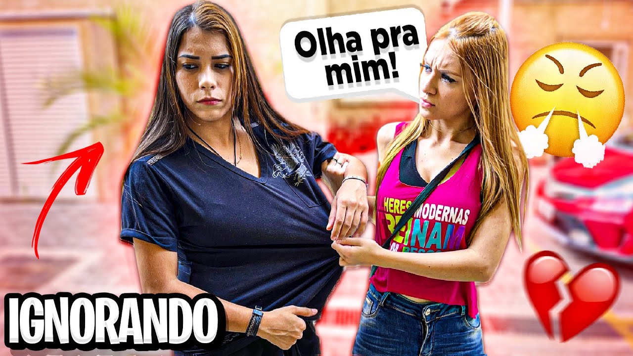 IGNORANDO A RUIVA POR 24 HORAS 😱 !!!