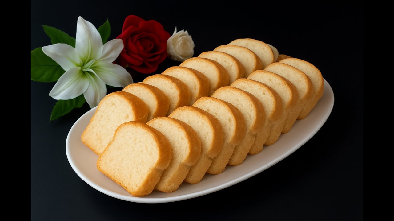 خبز التوست الفرنسى ❗بطريقه سهله وسريعه واقتصادى🍞 بدون حليب ولا بيض ومكونات موجوده فى كل بيت🥪🥪