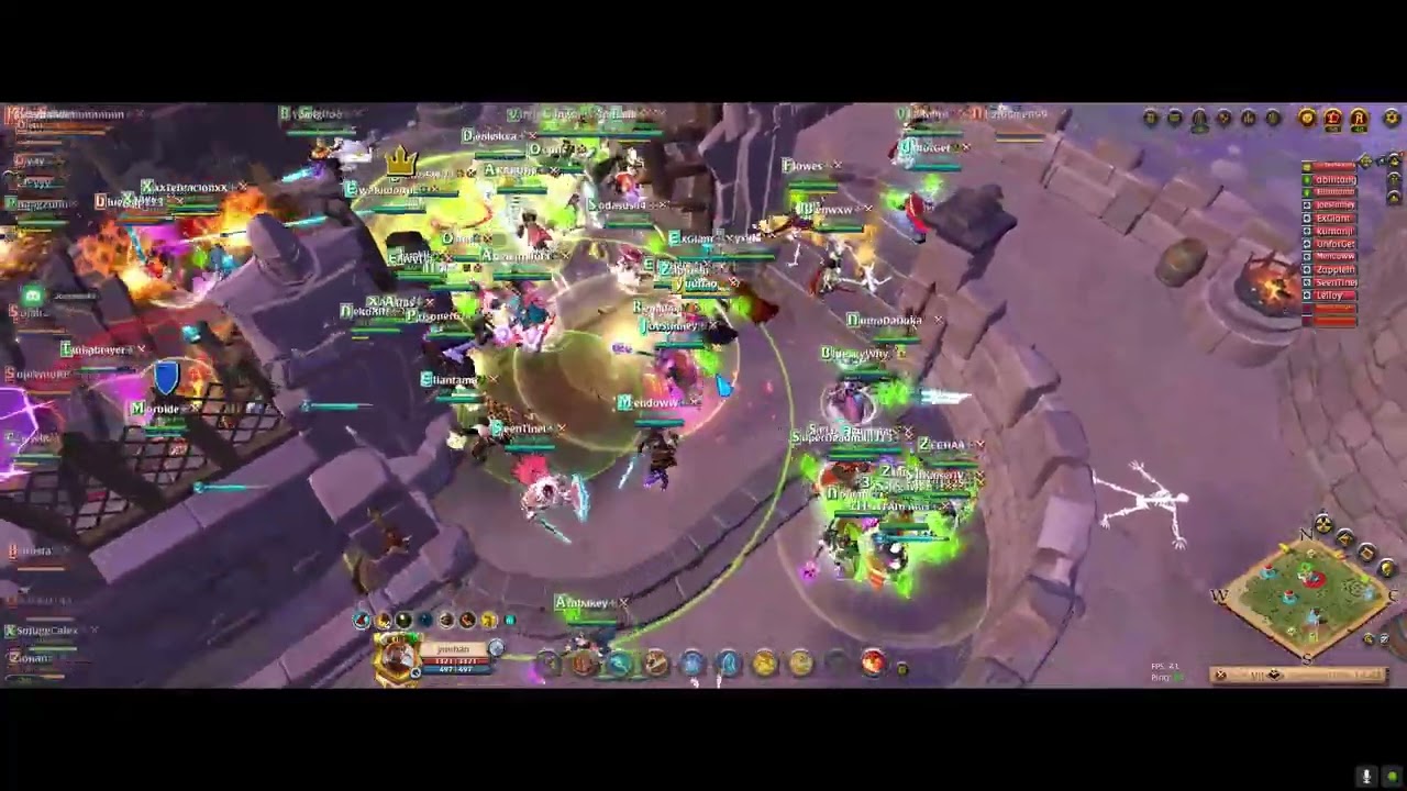 ALBION ONLINE | AFTERMATH VS INITIAL ENGAGE & HAPPY DAYS (REALMBREAKER) | CASTLE