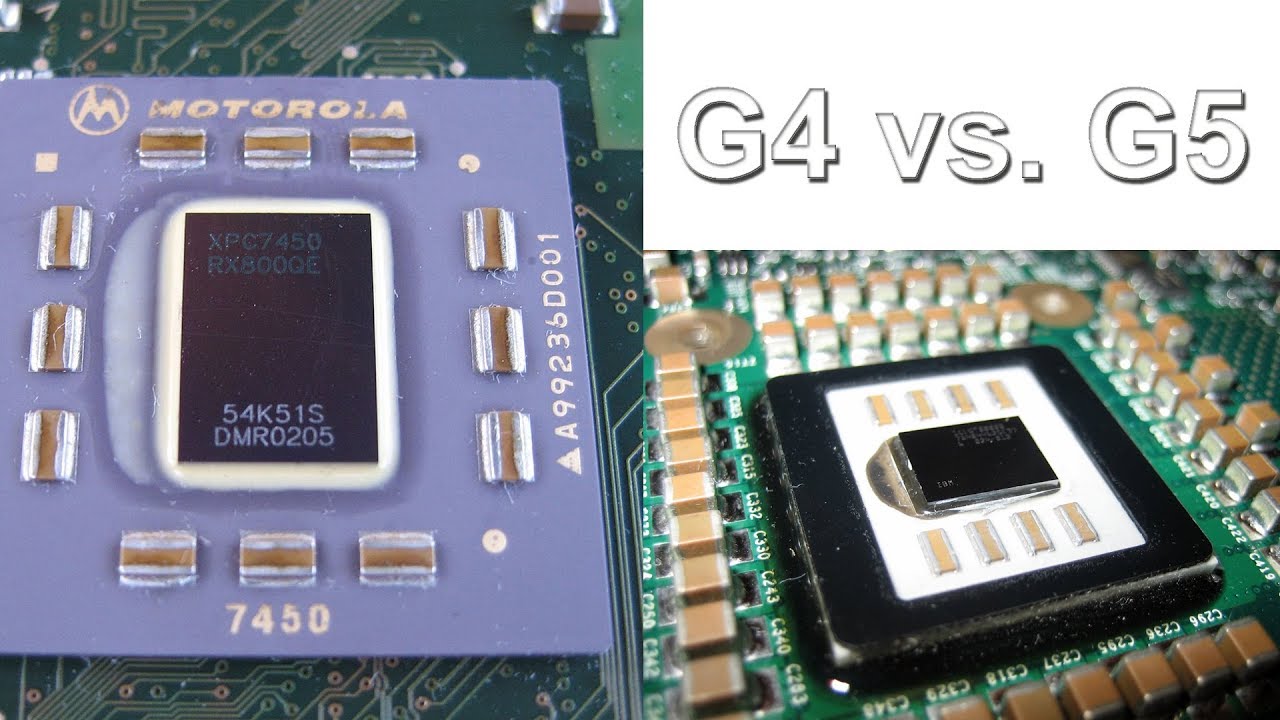 PowerPC sunset (part 4) - G4 vs. G5 - The Road to Intel and what happened to the PowerBook G5