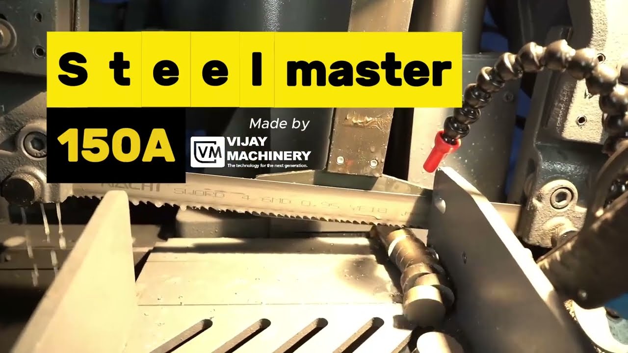 Steel Master 150A l Fully Automatic Bandsaw #bandsawmachine #metalcuttingequipment
