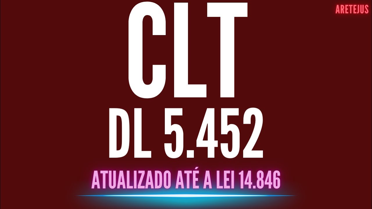 Del 5.452 CLT Consolidação das Leis do Trabalho em Audiobook 🎧📚Episódio Completo