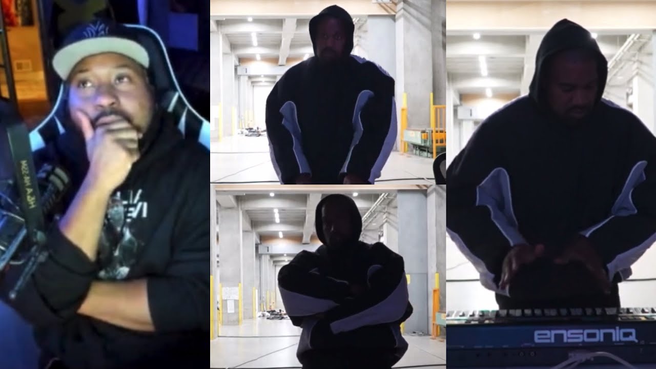 Classic 🔥! Ye pulls up on Akademiks Stream, Cooks up a Sample & speaks on his new Album “WW3”