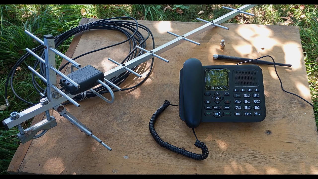 Підключення зовнішньої антени до стаціонарного GSM телефону.