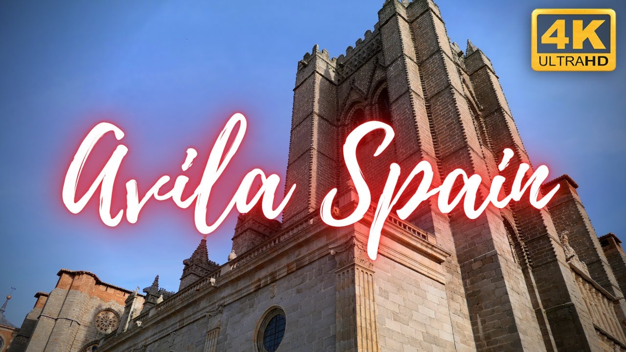 Avila Spain 4k Tourist Attractions