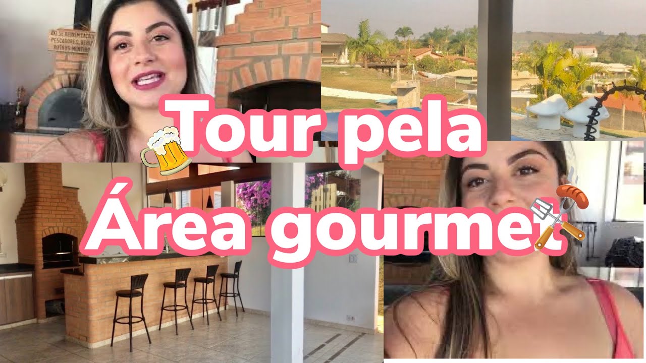 Tour pela área gourmet/edícula