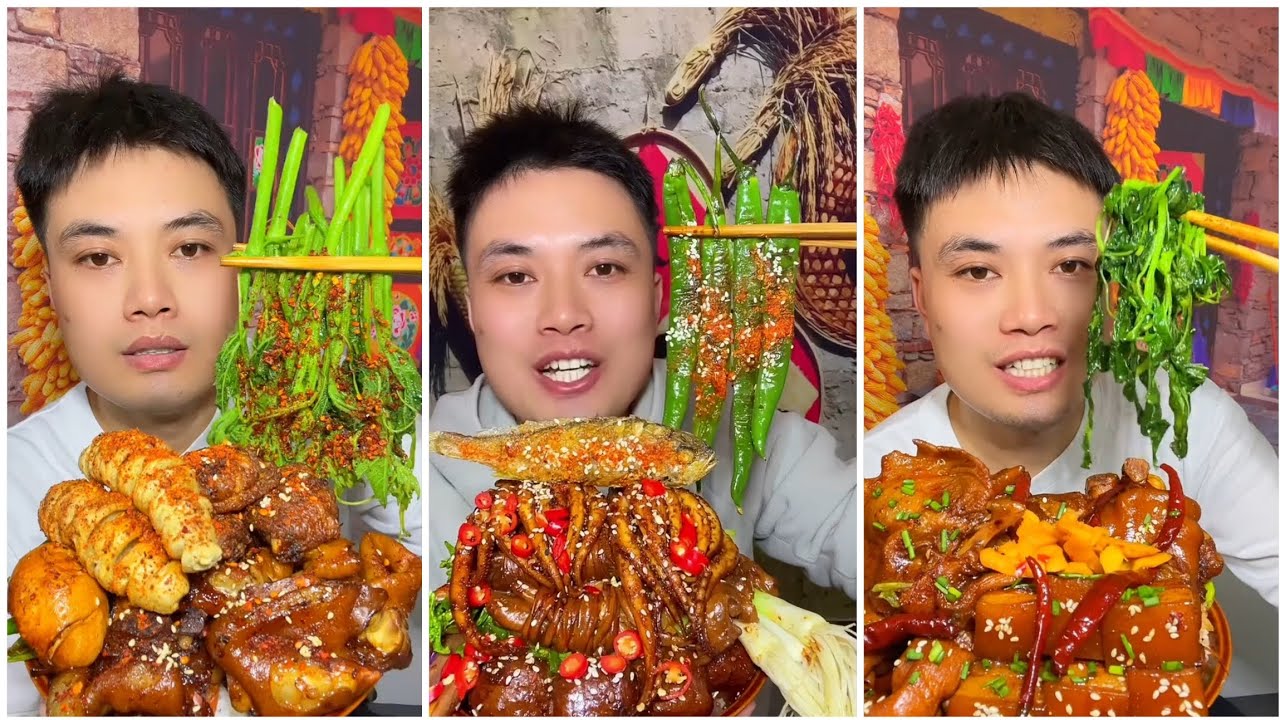 Yummy #261 Eat Meat 😋🔥, chicken 🍗 🍗, Shrimp 🦐🦐.. #mukbang  #eatingshow #yummyfood 