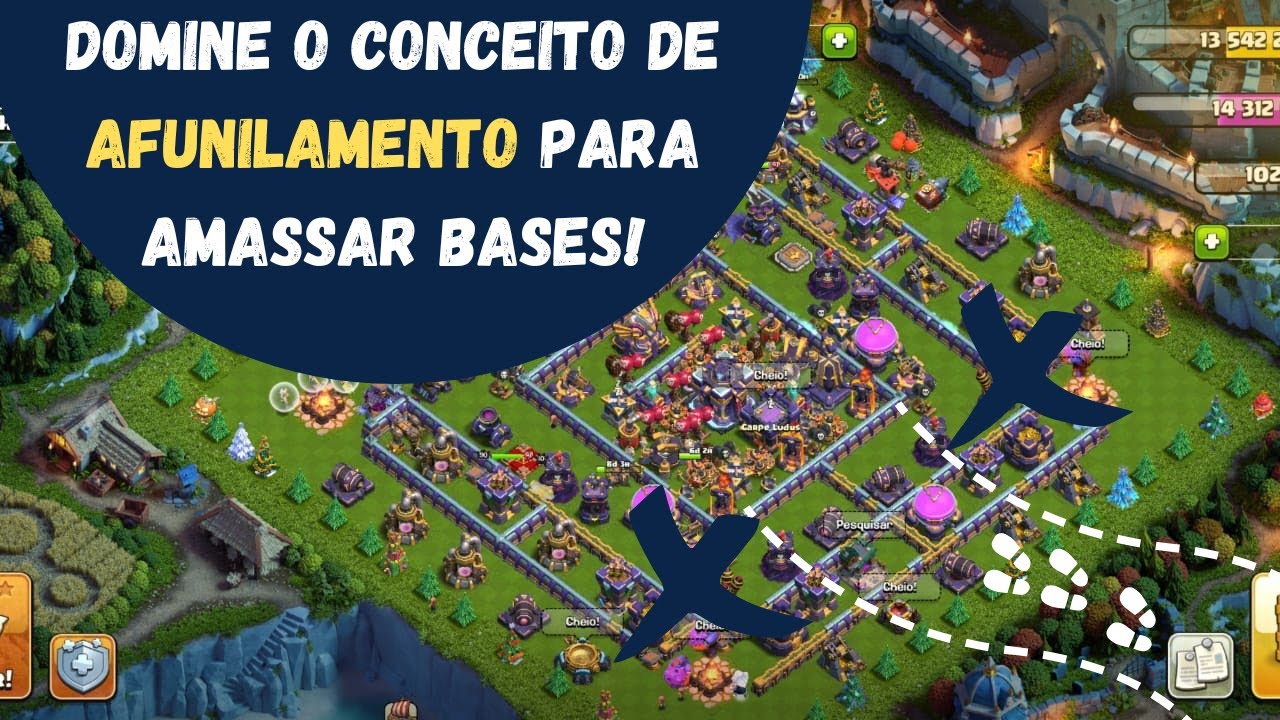 Domine o conceito de afunilamento para ptzar muito no Clash of Clans!