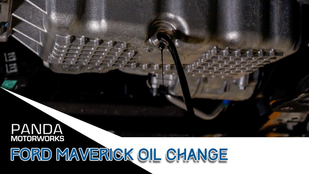 Как заменить масло в Ford Maverick EcoBoost