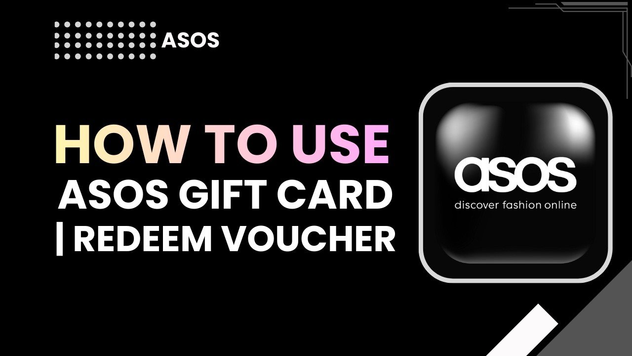 Как использовать подарочную карту ASOS, активировать ваучер