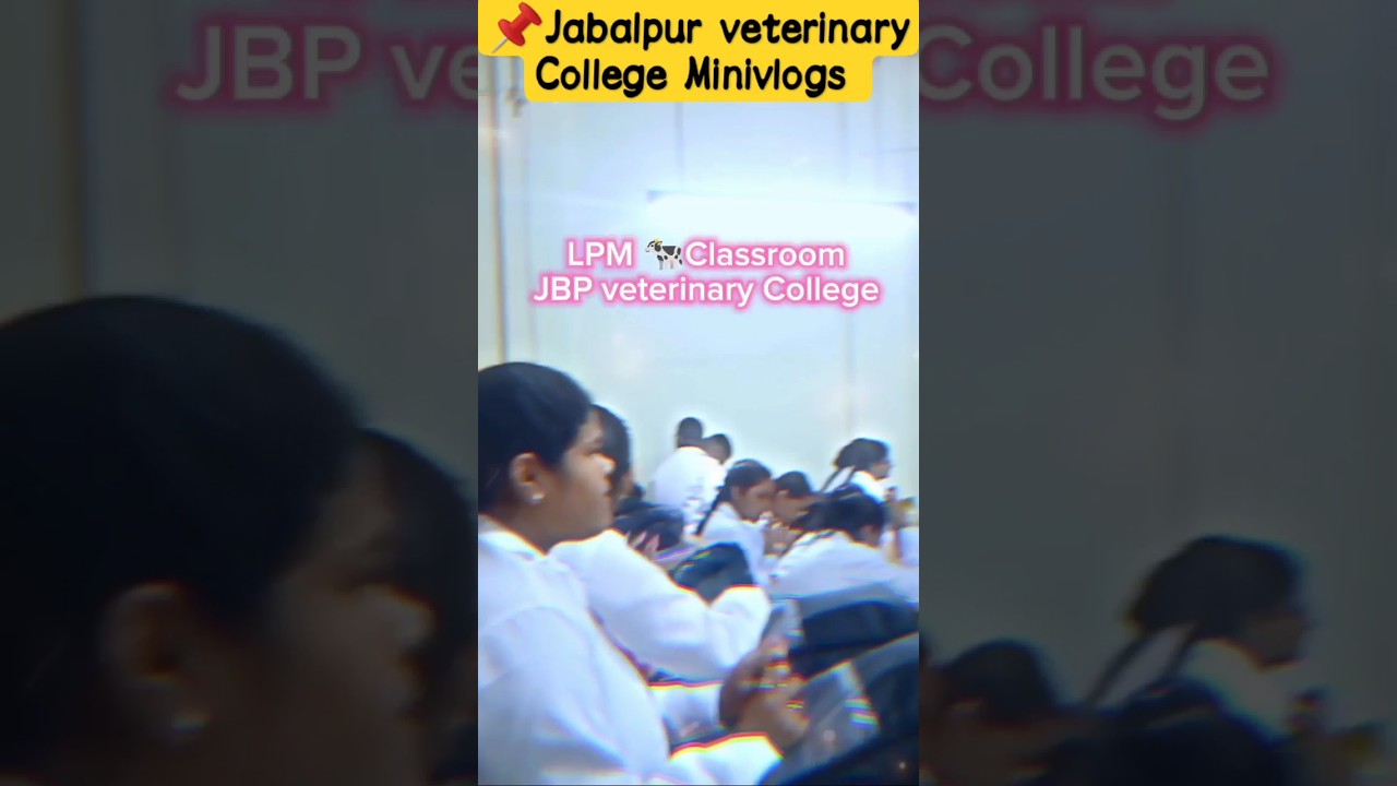 LPM Classroom Jabalpur veterinary College minivlogs #vet_motivation #veterinary #vetlife #pvft #vci